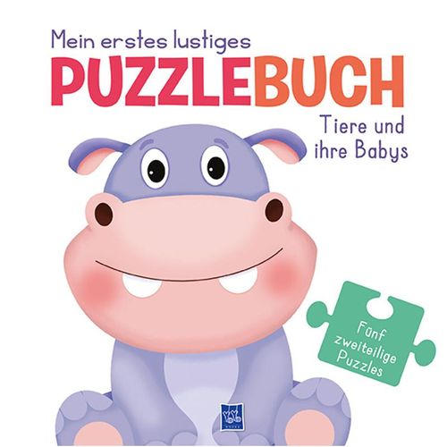 Mein erstes lustiges Puzzlebuch - Tiere und ihre Babys, Pappband