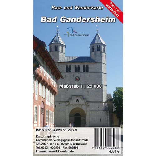 Bad Gandersheim, Karte (im Sinne von Landkarte)
