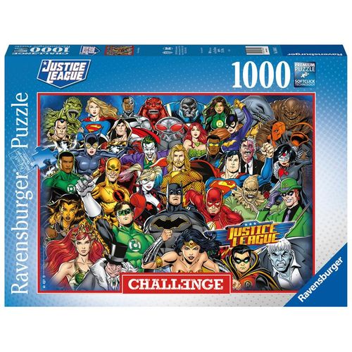 Ravensburger Puzzle 16884 - DC Comics Challenge - 1000 Teile Puzzle für Erwachsene und Kinder ab 14 Jahren