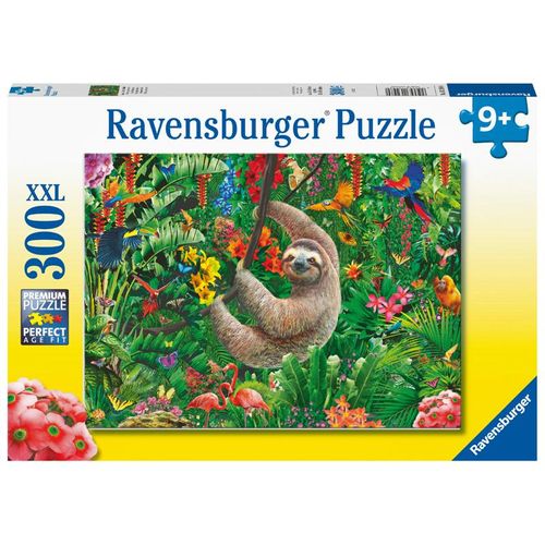 Ravensburger Kinderpuzzle - Gemütliches Faultier - 300 Teile Puzzle für Kinder ab 9 Jahren