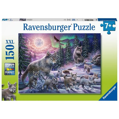 Ravensburger Kinderpuzzle - 12908 Nordwölfe - Wolf-Puzzle für Kinder ab 7 Jahren, mit 150 Teilen im XXL-Format
