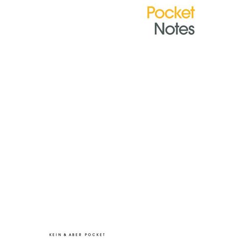 Pocket Notes Gelb