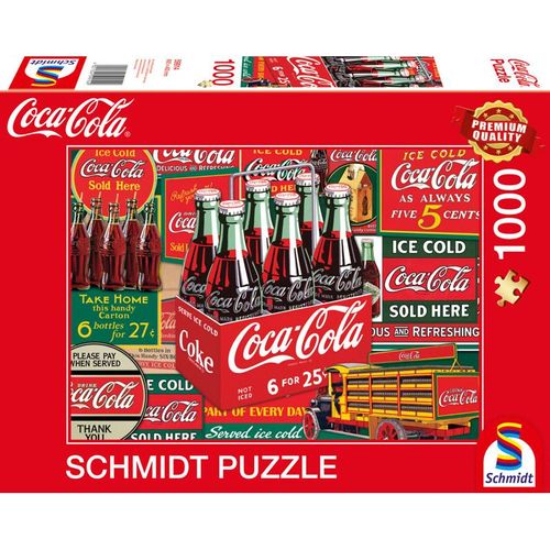 Schmidt Puzzle 1000 - Coca Cola Motiv 2 (Puzzle)