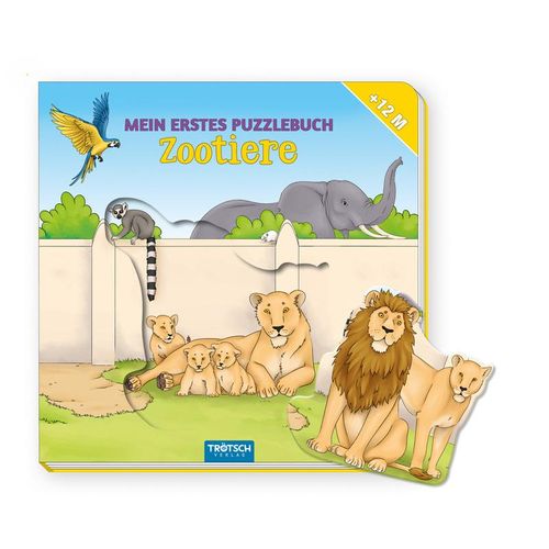 Trötsch Pappenbuch Mein erstes Puzzlebuch Zootiere - Trötsch Verlag GmbH & Co. KG, Pappband