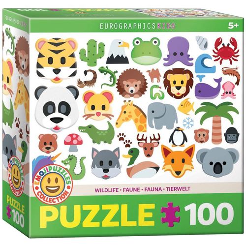 Eurographics Kids - Emojipuzzle-Wildtiere (Puzzle)