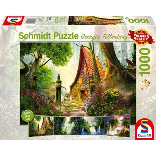 Schmidt Puzzle 1000 - Haus auf der Lichtung (Puzzle)