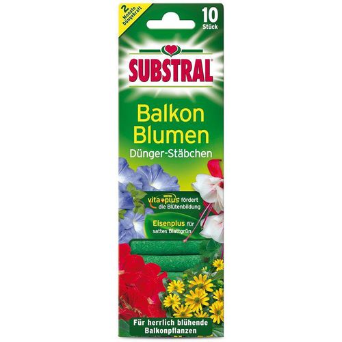 Dünger-Stäbchen für Balkonpflanzen - 10 Stück - Substral