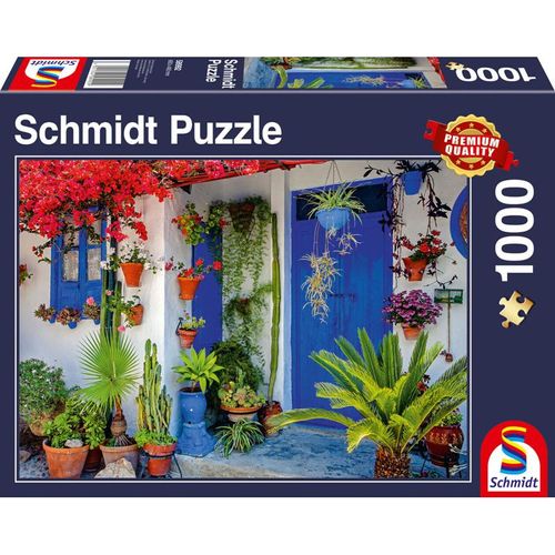 Schmidt Puzzle 1000 - Mediterrane Haustür (Puzzle)