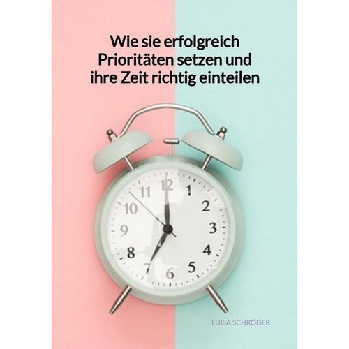 Wie sie erfolgreich Prioritäten setzen und ihre Zeit richtig einteilen - Luisa Schröder, Kartoniert (TB)