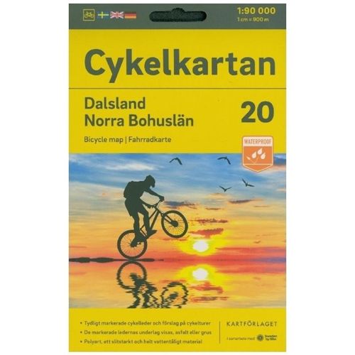 Cykelkartan Blad 20 Dalsland/Norra Bohuslän, Karte (im Sinne von Landkarte)