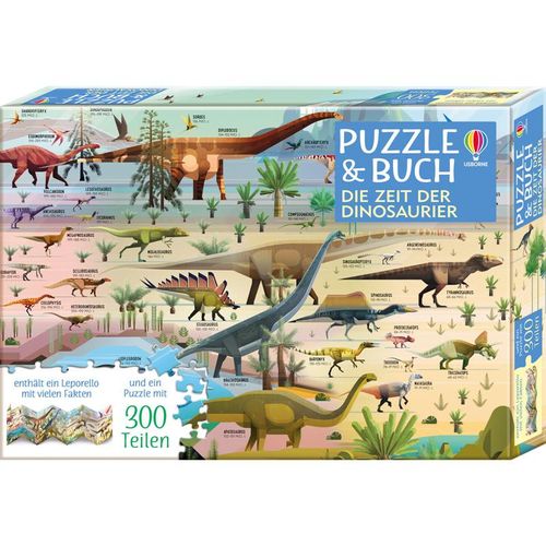 Puzzle-und-Buch-Reihe - Puzzle & Buch: Die Zeit der Dinosaurier