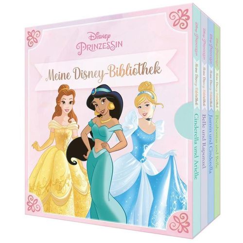 Disney-Schuber: Disney Prinzessin, 4 Teile, Gebunden