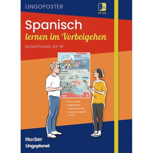 Lingoplanet / Lingoposter: Spanisch lernen im Vorbeigehen, Gebunden