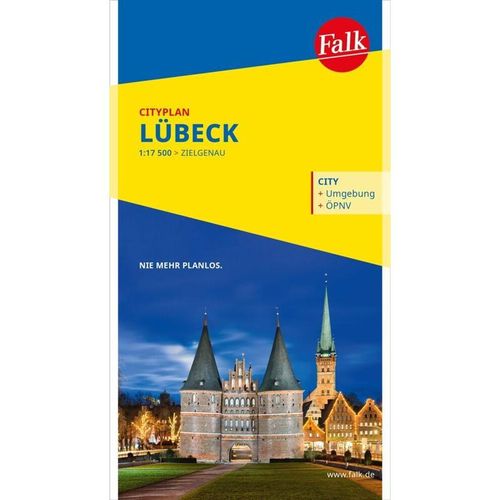 Falk Cityplan / Falk Cityplan Lübeck 1:17.500, Karte (im Sinne von Landkarte)