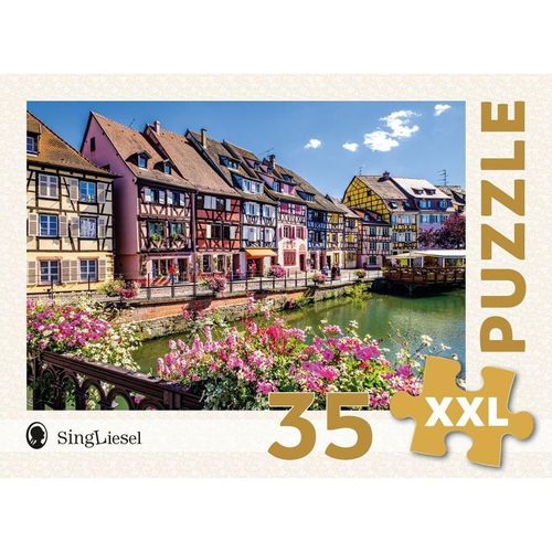 Das SingLiesel-Puzzle für Menschen mit Demenz: Colmar Altstadt