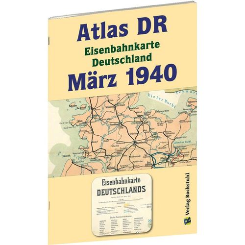 ATLAS DR März 1940 - Eisenbahnkarte Deutschland, Geheftet