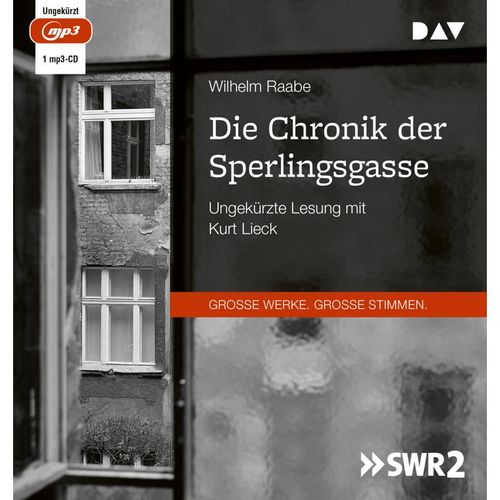 Die Chronik der Sperlingsgasse,1 Audio-CD, 1 MP3 - Wilhelm Raabe (Hörbuch)