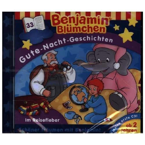 Benjamin Blümchen, Gute-Nacht-Geschichten - Im Reisefieber - Benjamin Blümchen (Hörbuch)