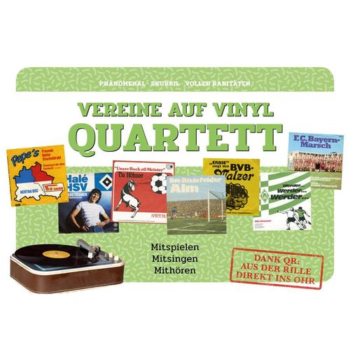 Vereine auf Vinyl Quartett, m. 1 Beilage, m. 1 Beilage, 64 Teile