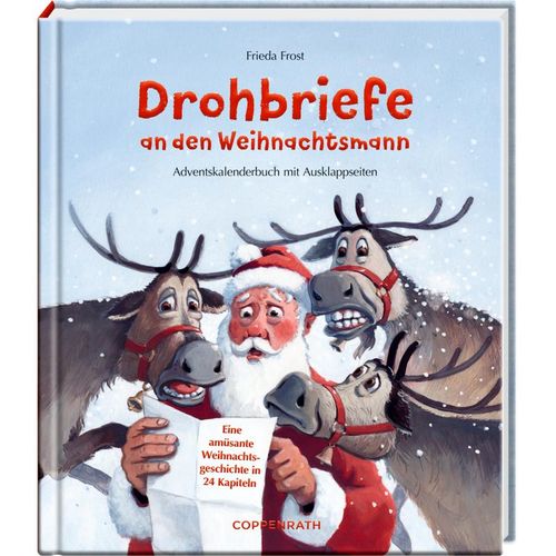 Adventskalenderbuch / Drohbriefe an den Weihnachtsmann - Frieda Frost, Gebunden