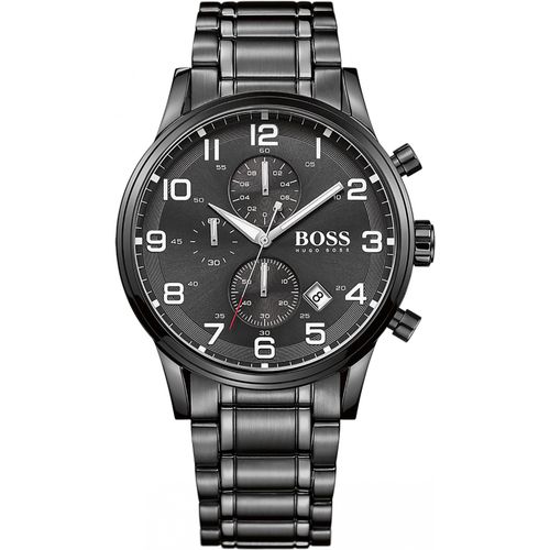 Hugo Boss Aeroliner Chronograph Uhr schwarz