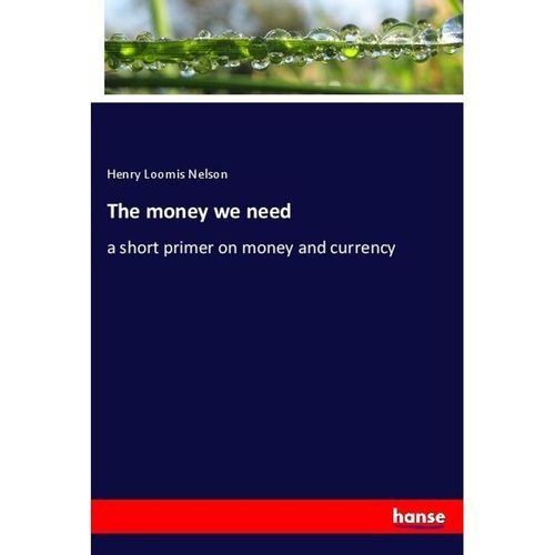 The money we need - Henry Loomis Nelson, Kartoniert (TB)