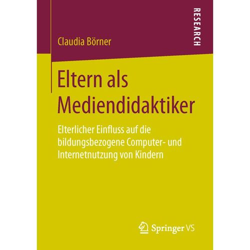 Eltern als Mediendidaktiker - Claudia Börner, Kartoniert (TB)