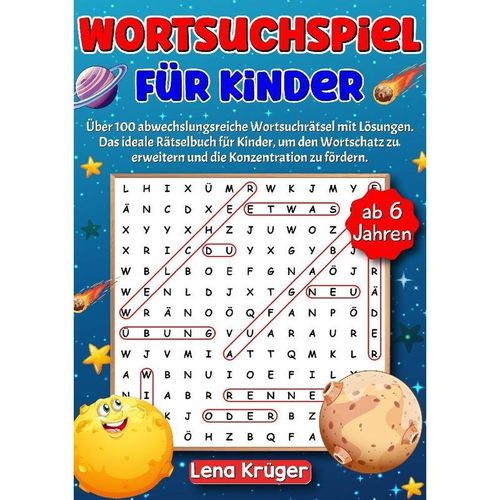 Wortsuchspiel für Kinder ab 6 Jahren - Lena Krüger, Kartoniert (TB)