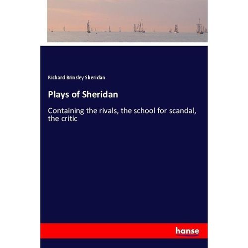 Plays of Sheridan - Richard Brinsley Sheridan, Kartoniert (TB)