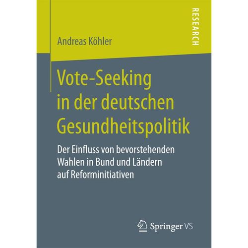 Research / Vote-Seeking in der deutschen Gesundheitspolitik - Andreas Köhler, Kartoniert (TB)