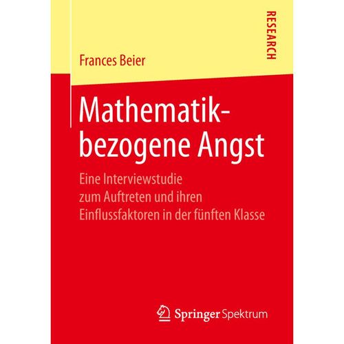 Mathematikbezogene Angst - Frances Beier, Kartoniert (TB)