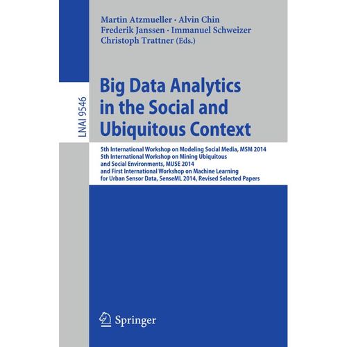 Big Data Analytics in the Social and Ubiquitous Context, Kartoniert (TB)