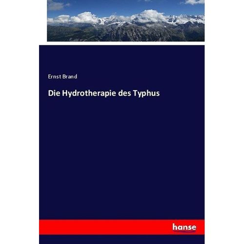Die Hydrotherapie des Typhus - Ernst Brand, Kartoniert (TB)