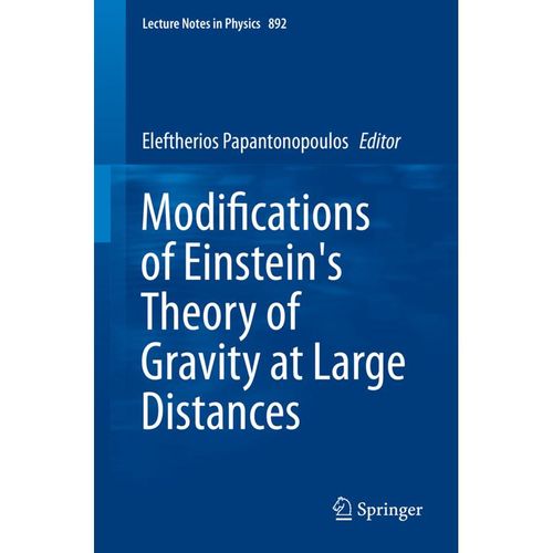 Modifications of Einstein's Theory of Gravity at Large Distances, Kartoniert (TB)