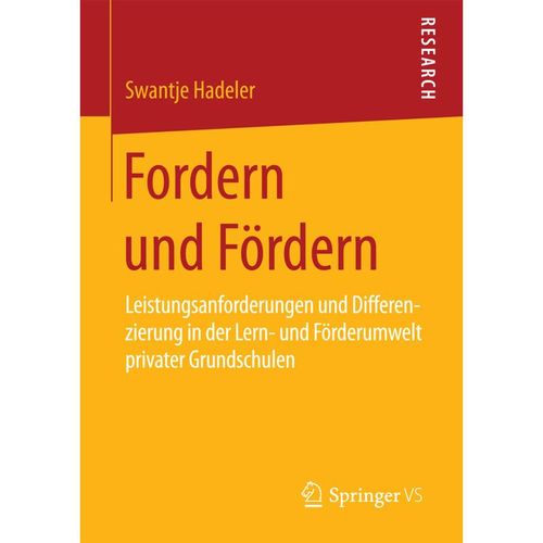 Fordern und Fördern - Swantje Hadeler, Kartoniert (TB)