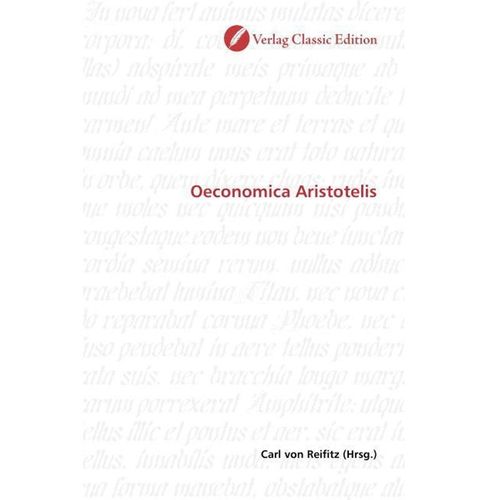 Oeconomica Aristotelis, Kartoniert (TB)