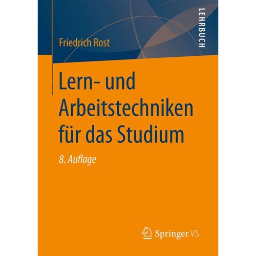 Lern- und Arbeitstechniken für das Studium - Friedrich Rost, Kartoniert (TB)