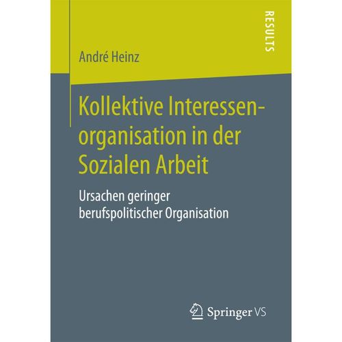 Kollektive Interessenorganisation in der Sozialen Arbeit - André Heinz, Kartoniert (TB)
