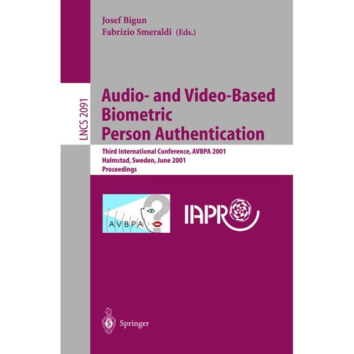Audio- and Video-Based Biometric Person Authentication, Kartoniert (TB)
