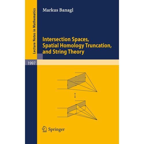 Intersection Spaces, Spatial Homology Truncation, and String Theory - Markus Banagl, Kartoniert (TB)