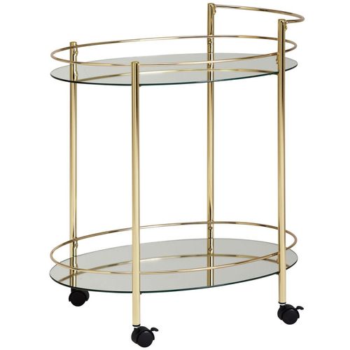 Servierwagen 79 x 67 x 46 cm Gold