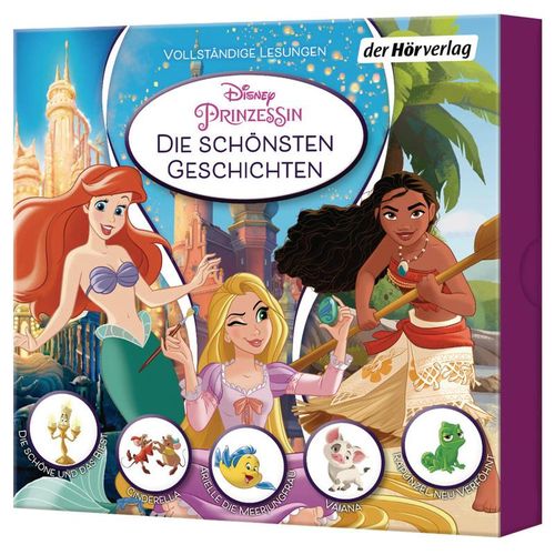 Disney Prinzessin: Die schönsten Geschichten,5 Audio-CD, 5 MP3 - Disney Prinzessin (Hörbuch)