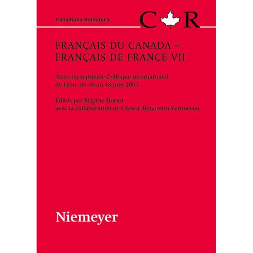 Français du Canada - Français de France VII, Gebunden
