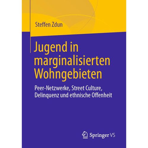 Jugend in marginalisierten Wohngebieten - Steffen Zdun, Kartoniert (TB)