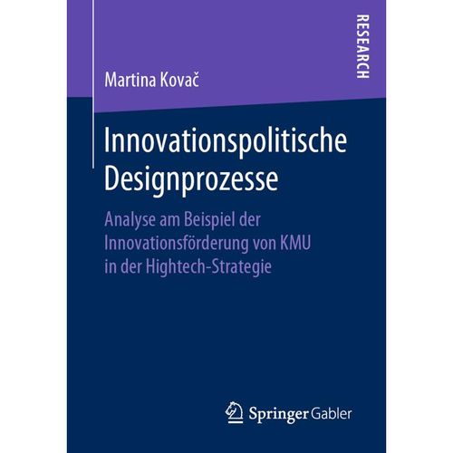 Innovationspolitische Designprozesse - Martina Kovac, Kartoniert (TB)