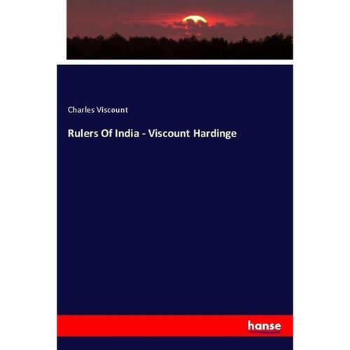 Rulers Of India - Viscount Hardinge - Charles Viscount, Kartoniert (TB)