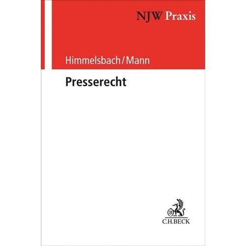 Presserecht - Gero Himmelsbach, Roger Mann, Kartoniert (TB)