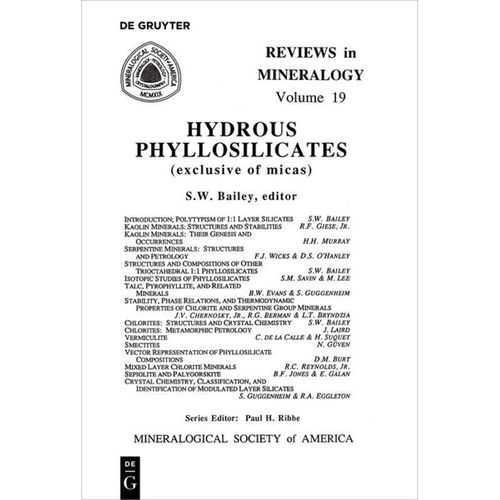 Hydrous Phyllosilicates, Kartoniert (TB)