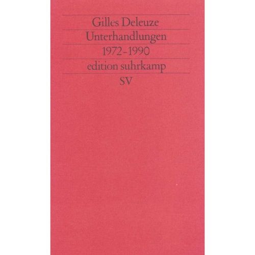 Unterhandlungen - Gilles Deleuze, Taschenbuch