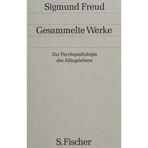 Zur Psychopathologie des Alltagslebens - Sigmund Freud, Leinen